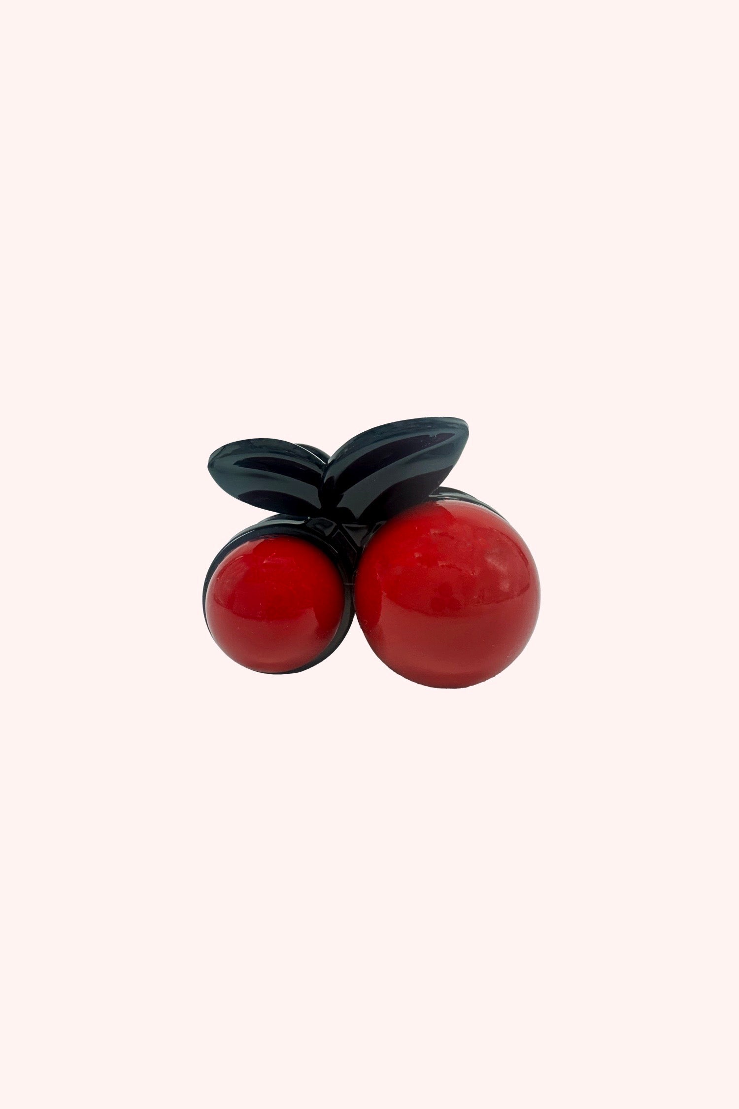 Anna Sui Jumbo Cherry Jaw Clip - Black