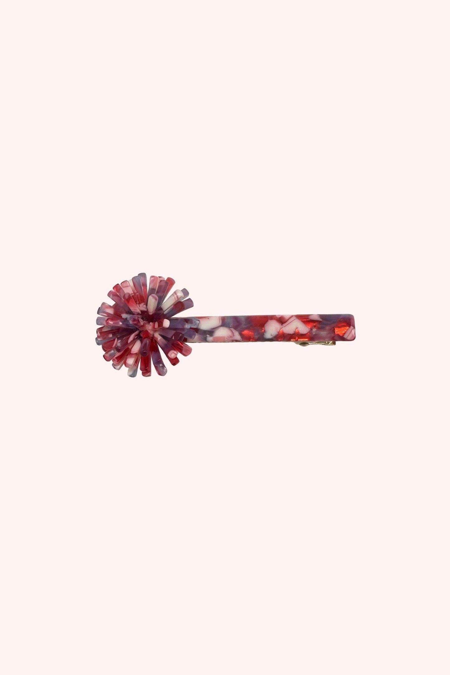 Anna Sui Pom Pom Clip Red Multi