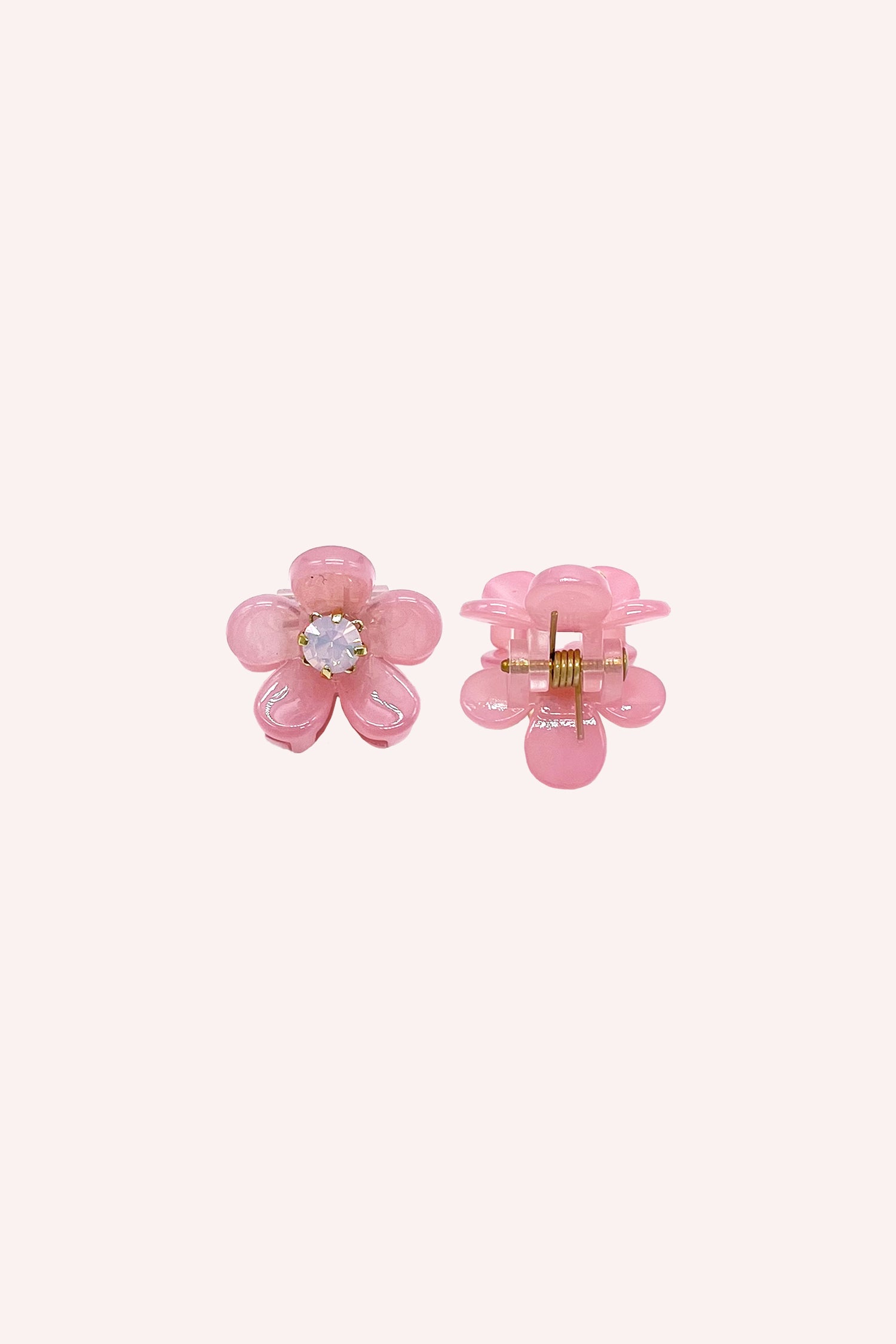 Anna Sui Mini Daisy Clip Pair Pink