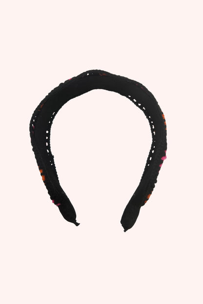 Anna Sui Crochet Play Headband Pink Multi