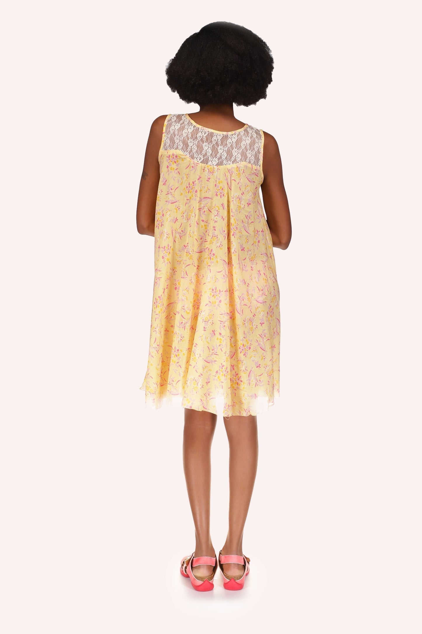 Anna Sui Arcadia Blossom Sleeveless Dress