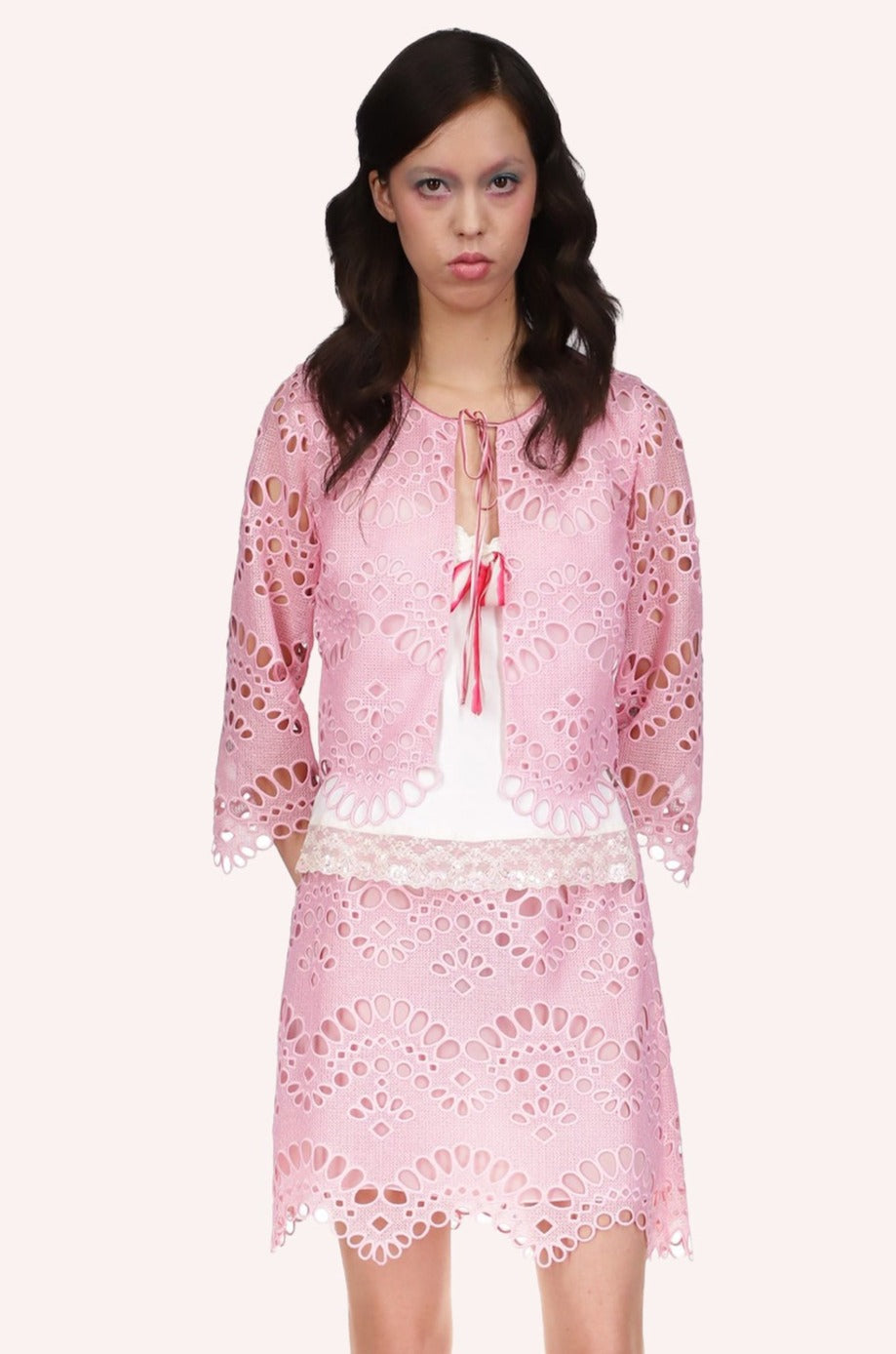 Anna Sui Eyelet Jacket