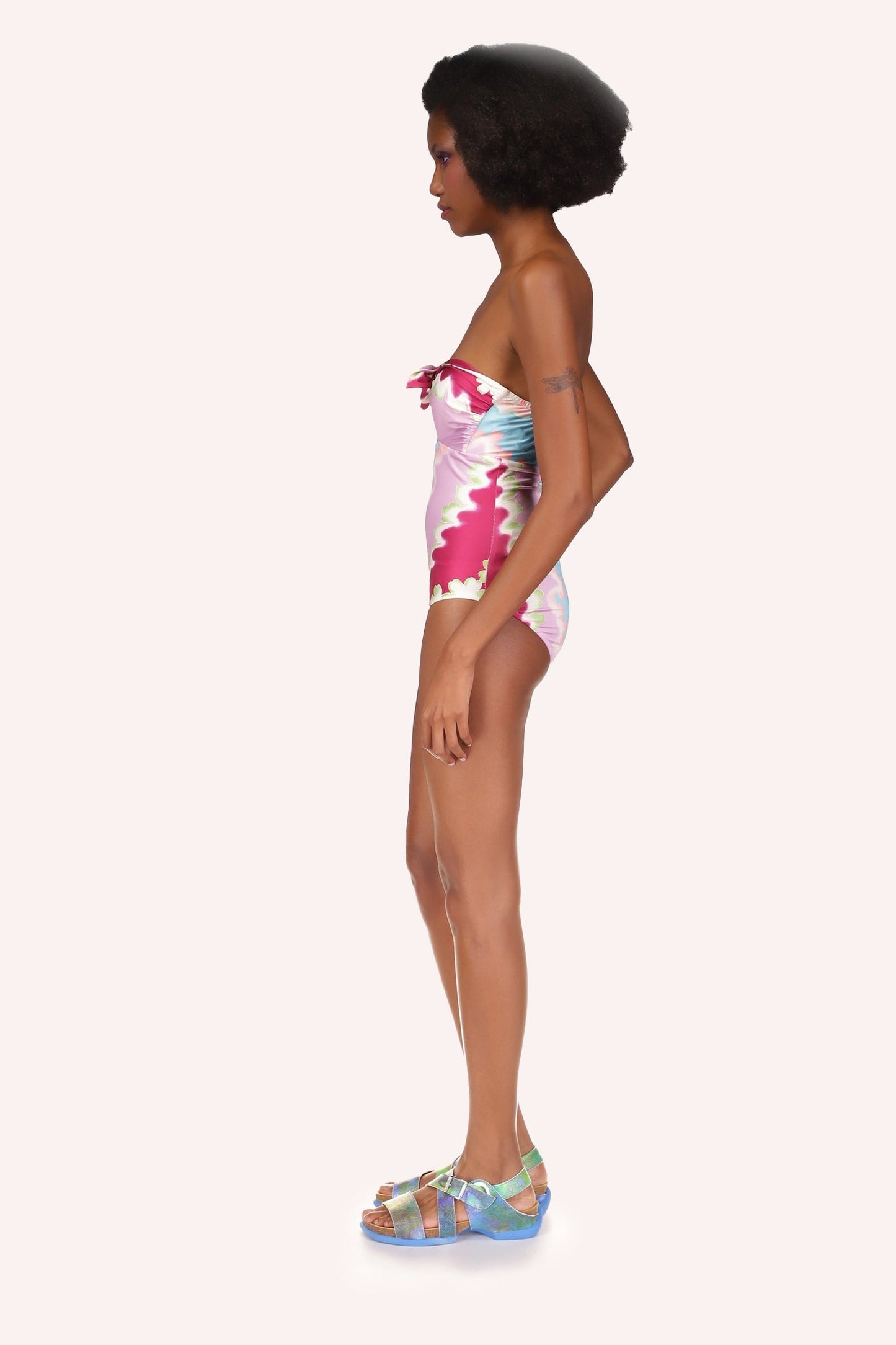 Anna Sui Wavy Clouds Bathing Suit