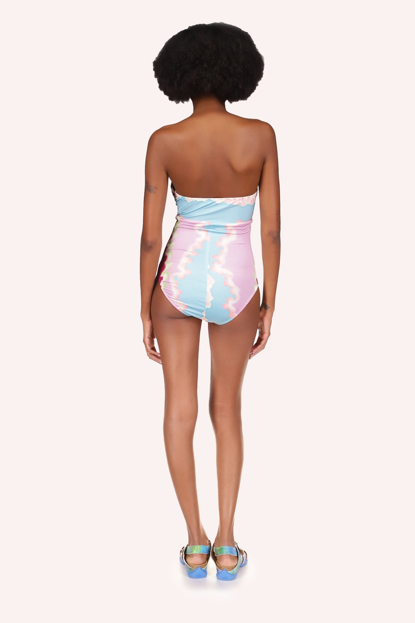 Anna Sui Wavy Clouds Bathing Suit