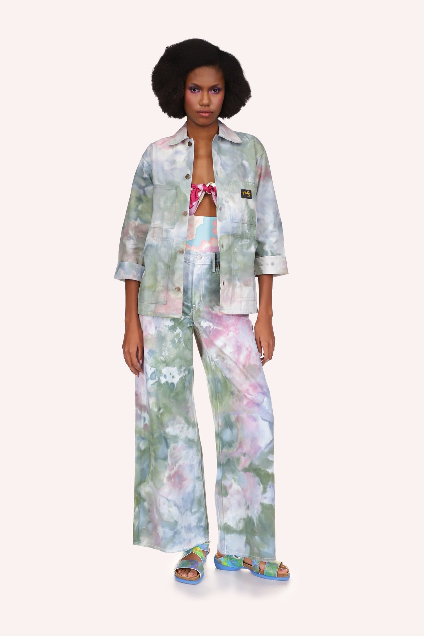 Anna Sui Ocean Tie Dye Jacket