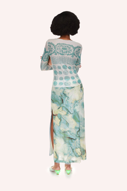 Anna Sui Cosmos Mesh Skirt