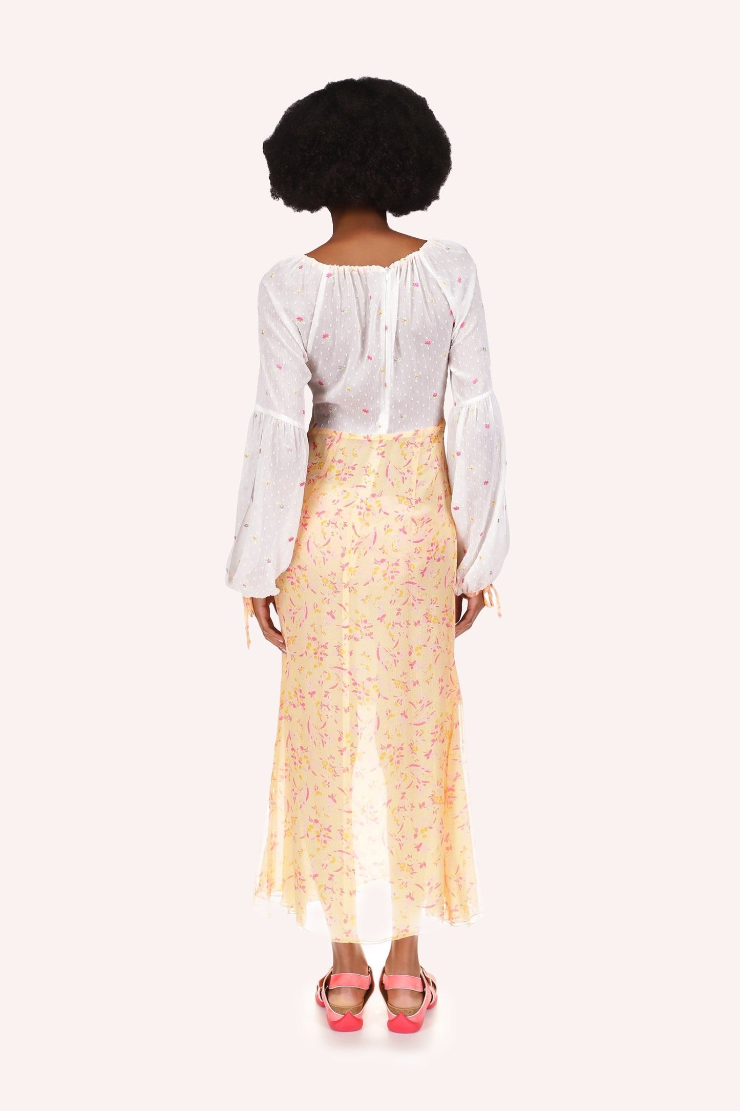 Anna Sui Floral Swiss Dot & Arcadia Blossom Princess Dress