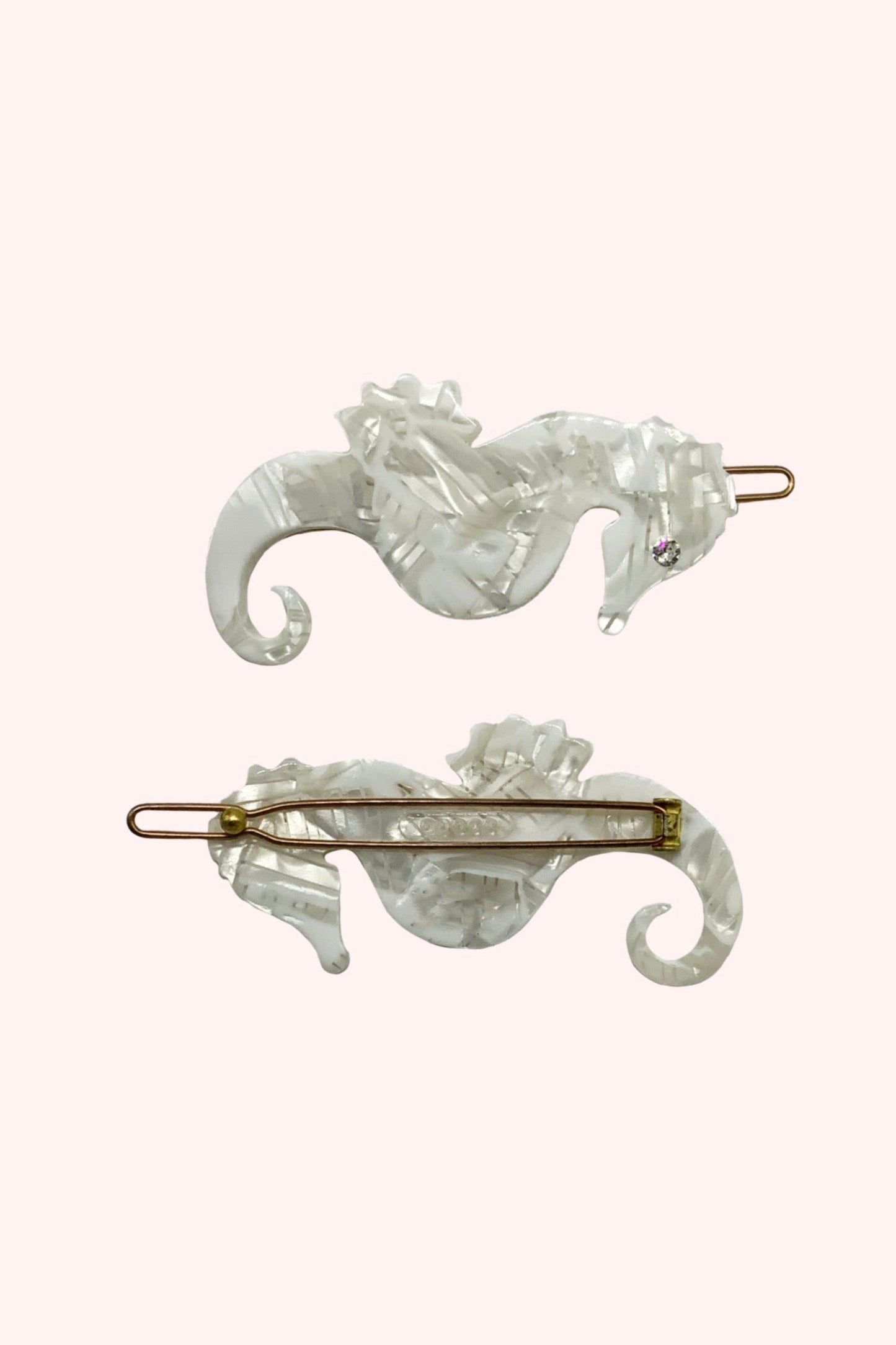 Anna Sui Sweet Seahorse Hair Pin Pearly White