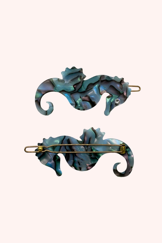 Anna Sui Sweet Seahorse Hair Pin Oyster