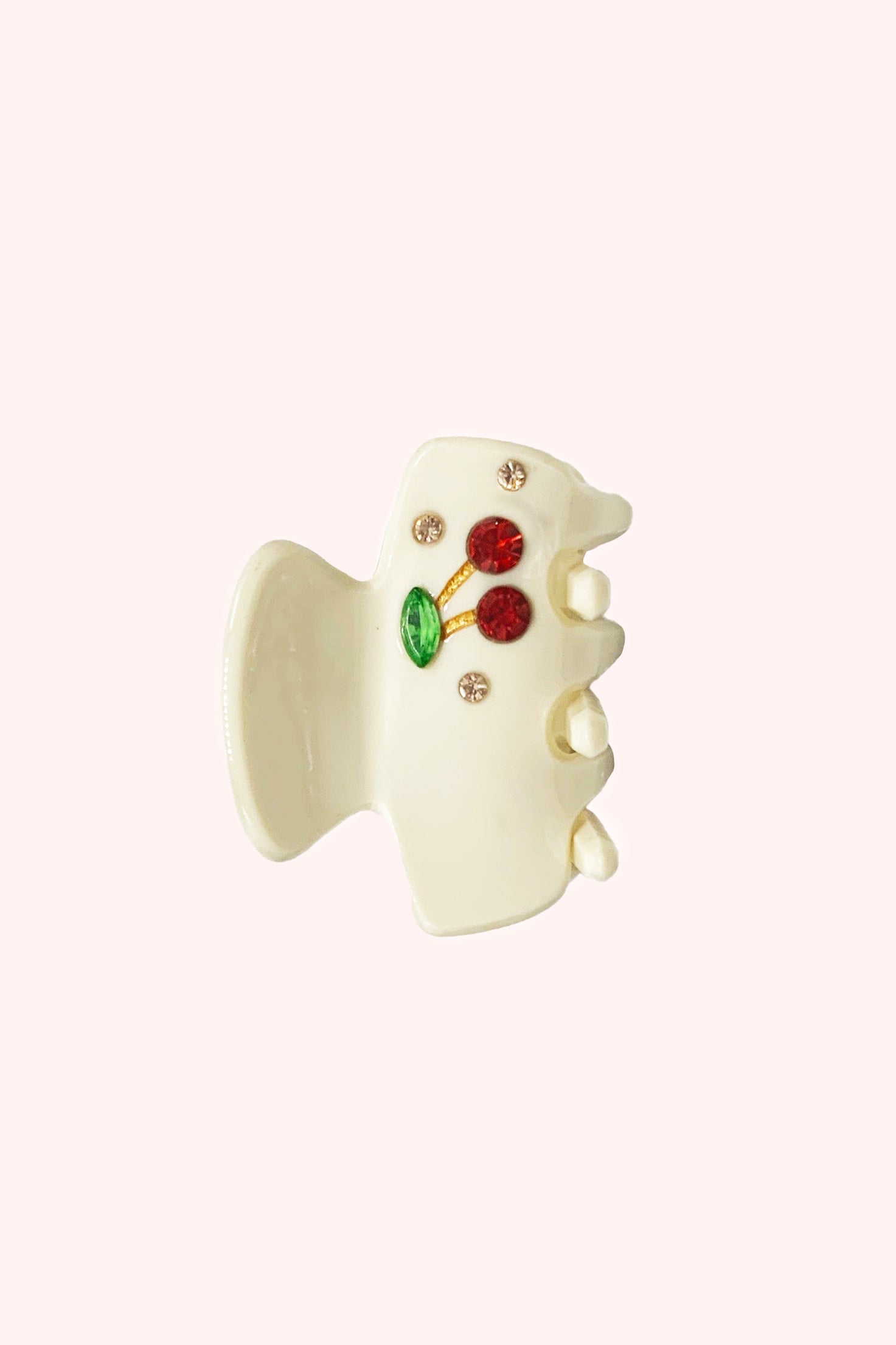 Anna Sui Sweet Baby Cherries Crystal Jaw Ivory
