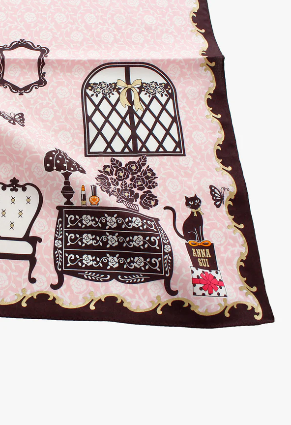 Anna Sui Anna's Room Handkerchief