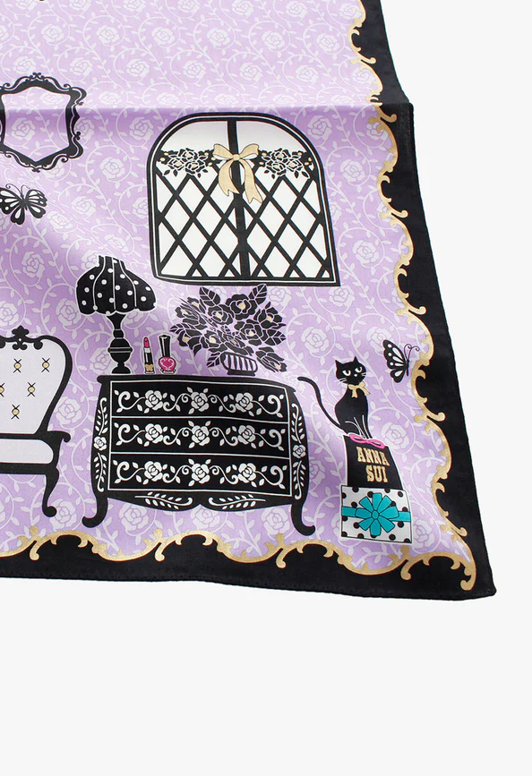 Anna Sui Anna's Room Handkerchief