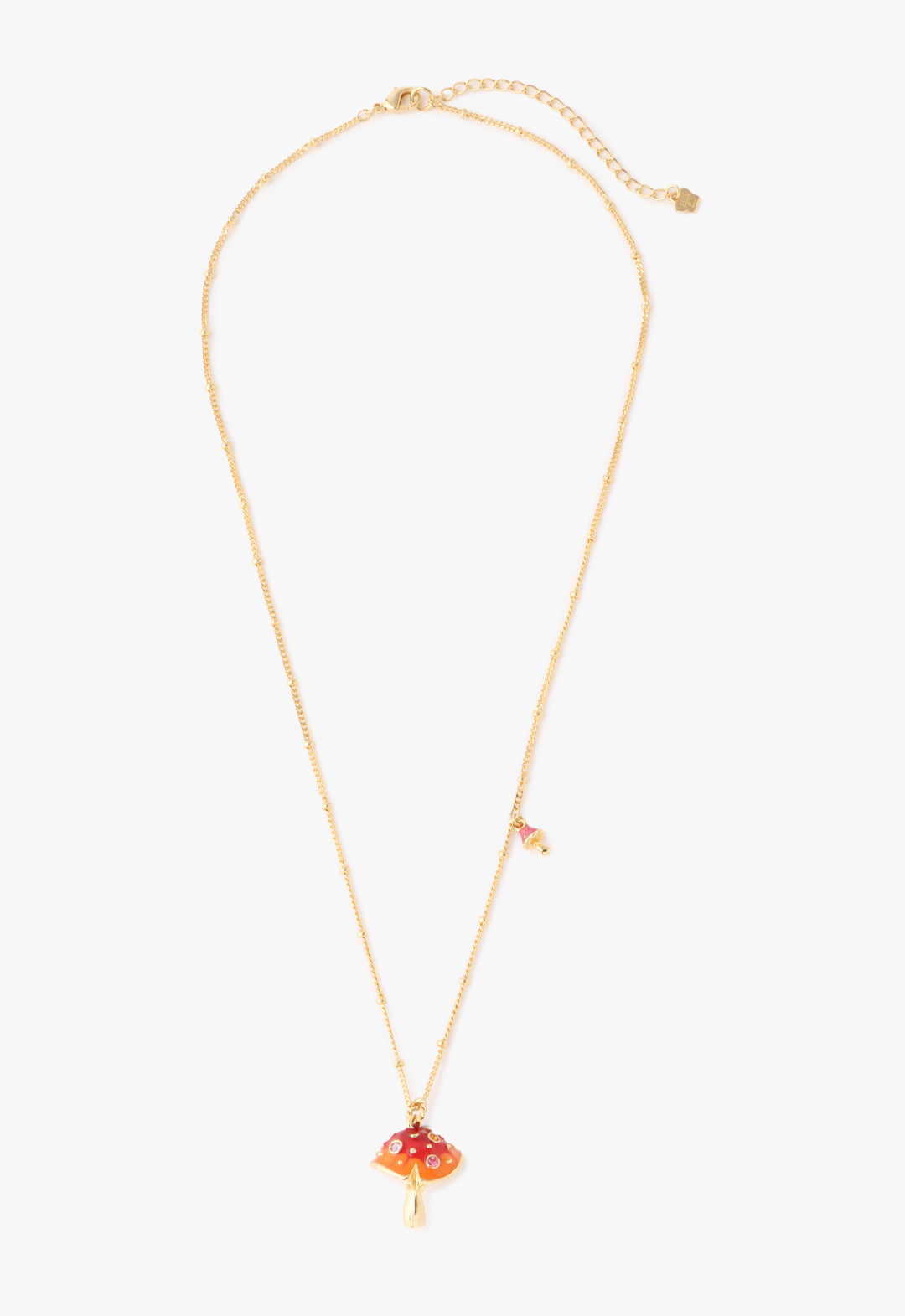 Anna Sui Fairytale Mushroom Necklace - Gold
