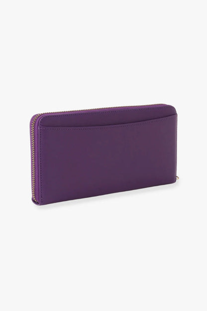 Anna Sui Purple Retro Button Wallet