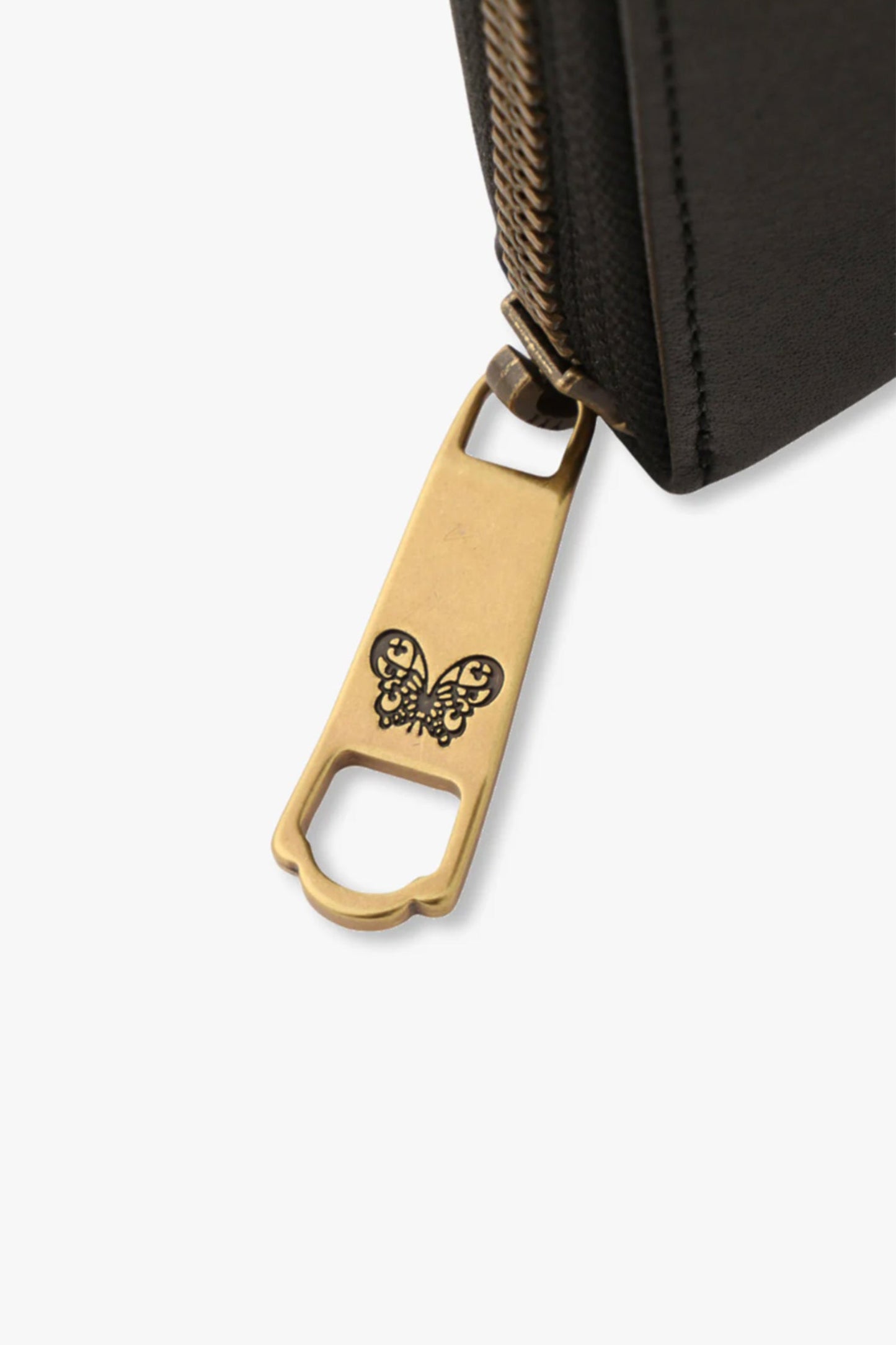 Anna Sui Black Retro Button Wallet