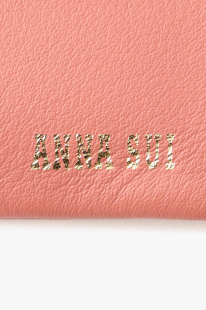 Anna Sui Pink Penny Loafer Small Wallet