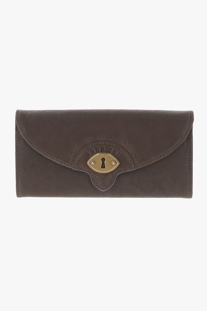 Anna Sui Butterfly Embossed Keyhole Wallet