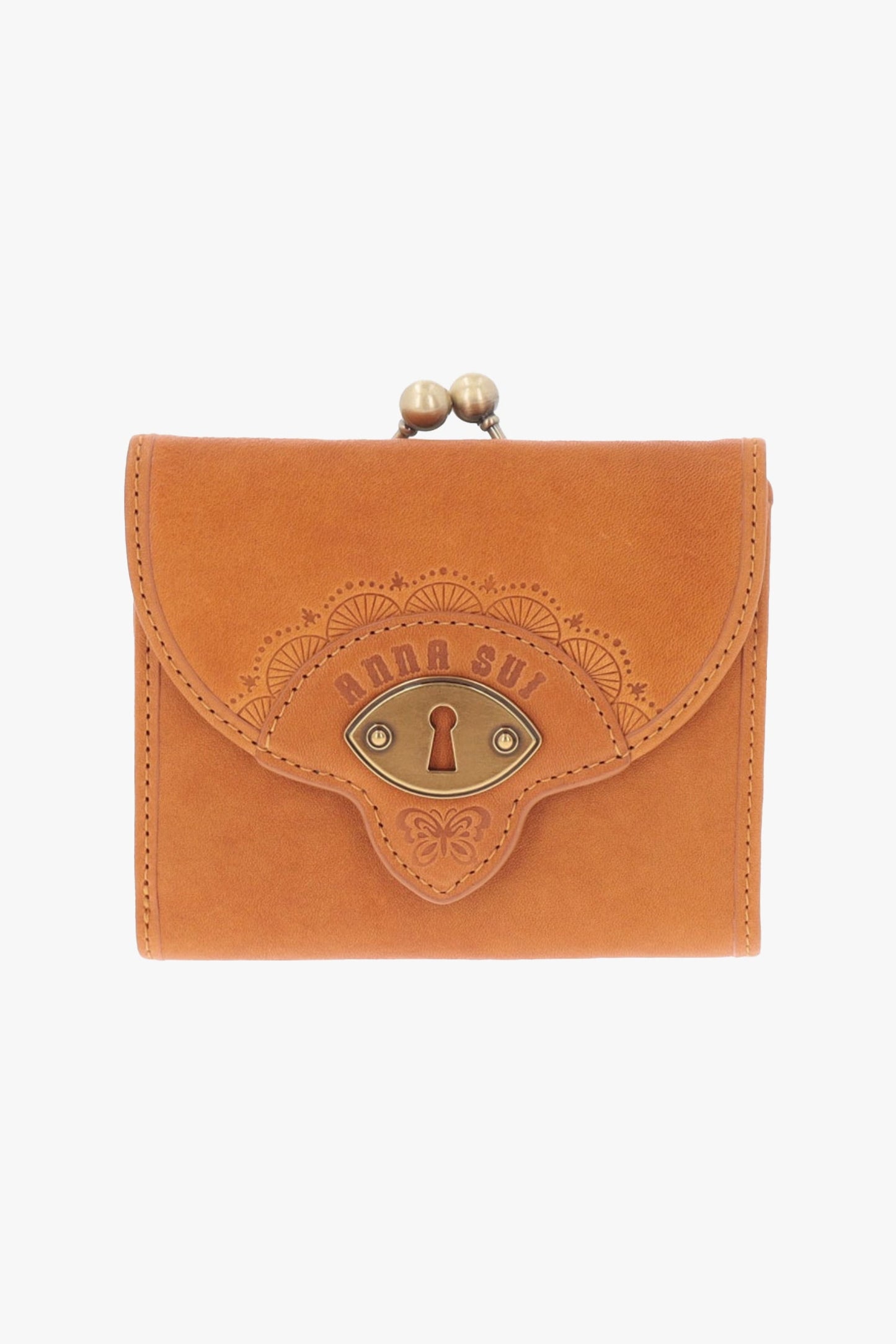Anna Sui Butterfly Embossed Keyhole Mini Wallet