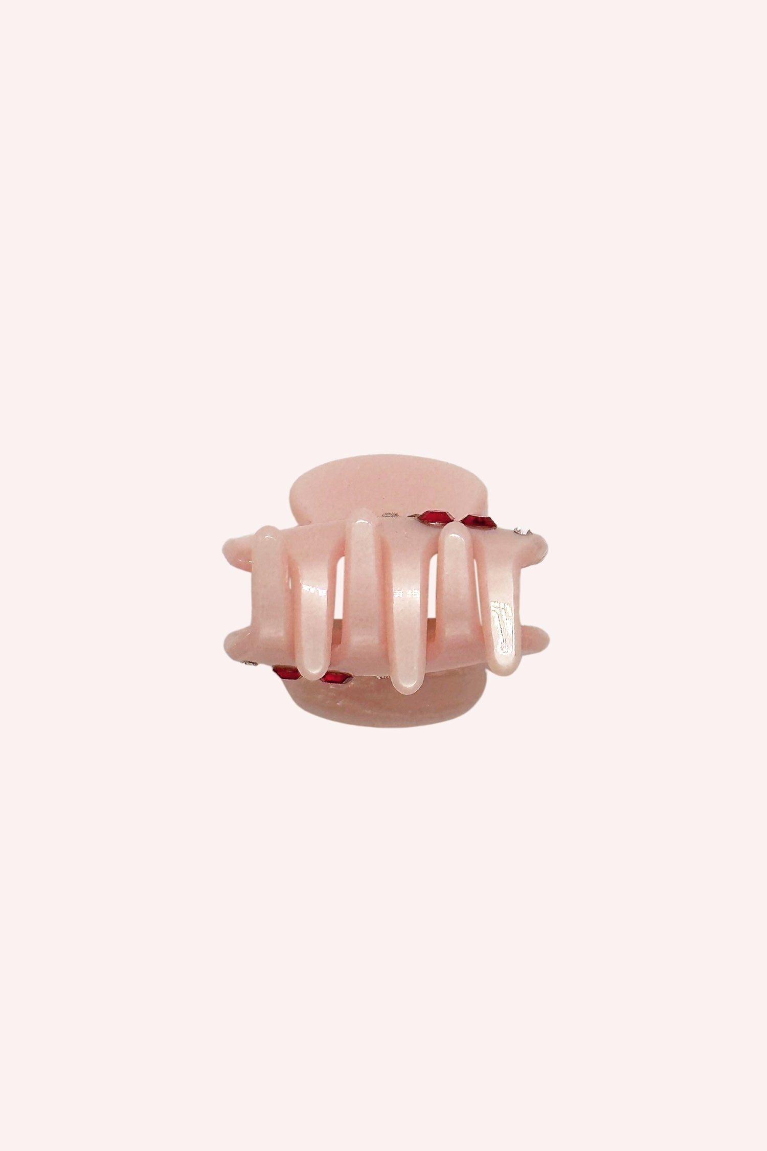 Anna Sui Pink Sweet Baby Cherries Mini Crystal Clip