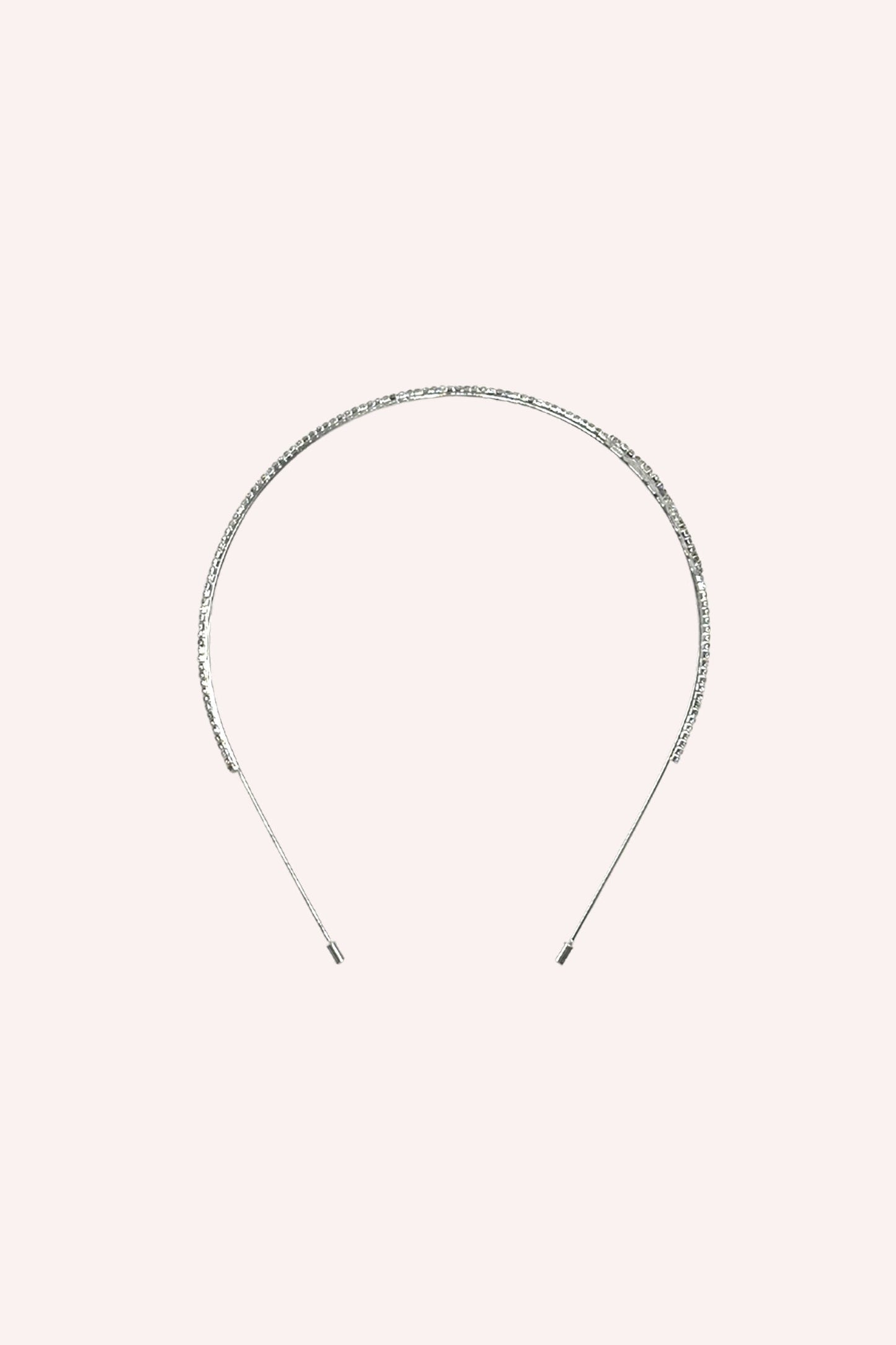 Anna Sui Silver Rose Cutout Flower Headband