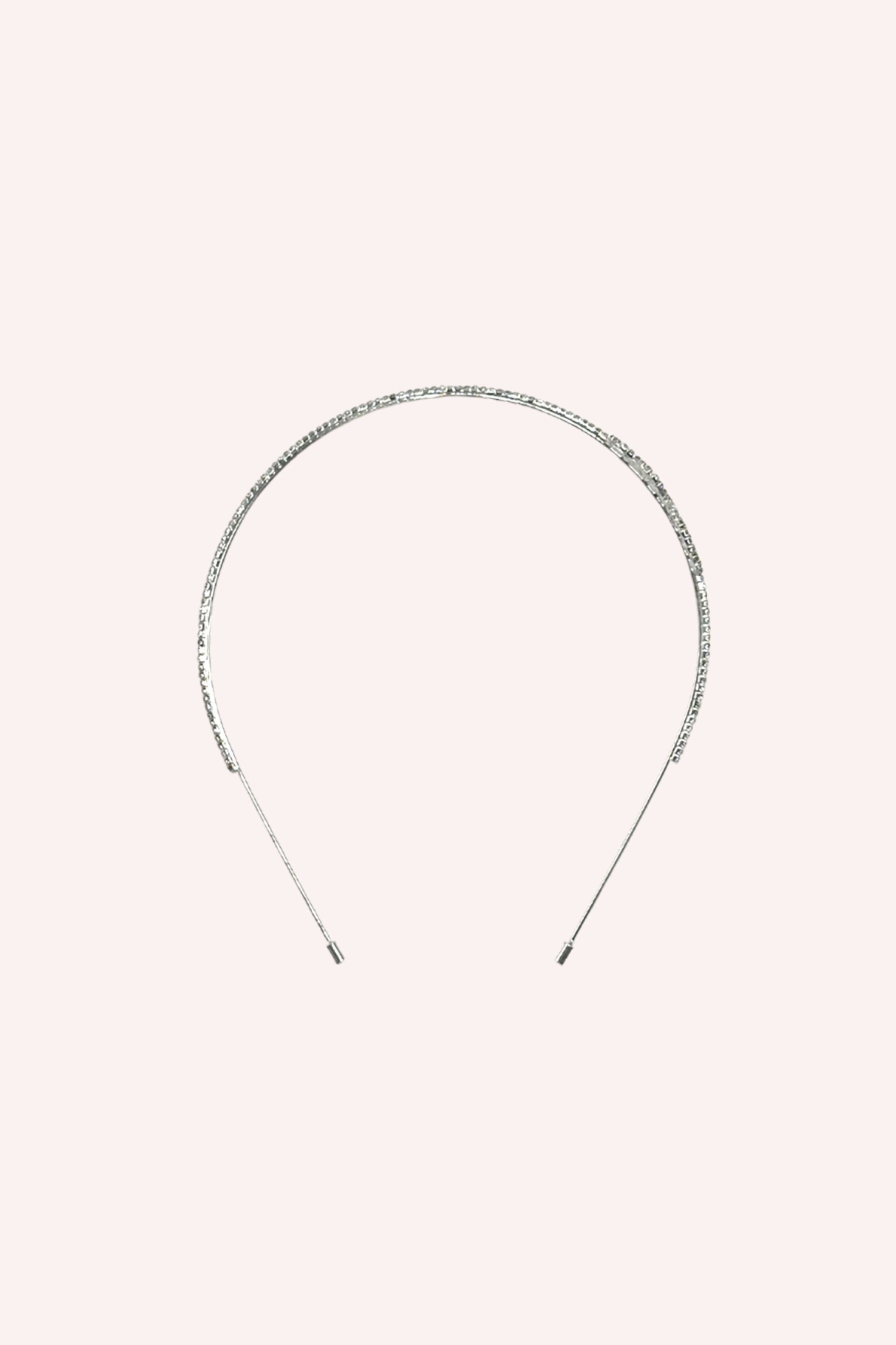 Anna Sui Silver Rose Cutout Flower Headband