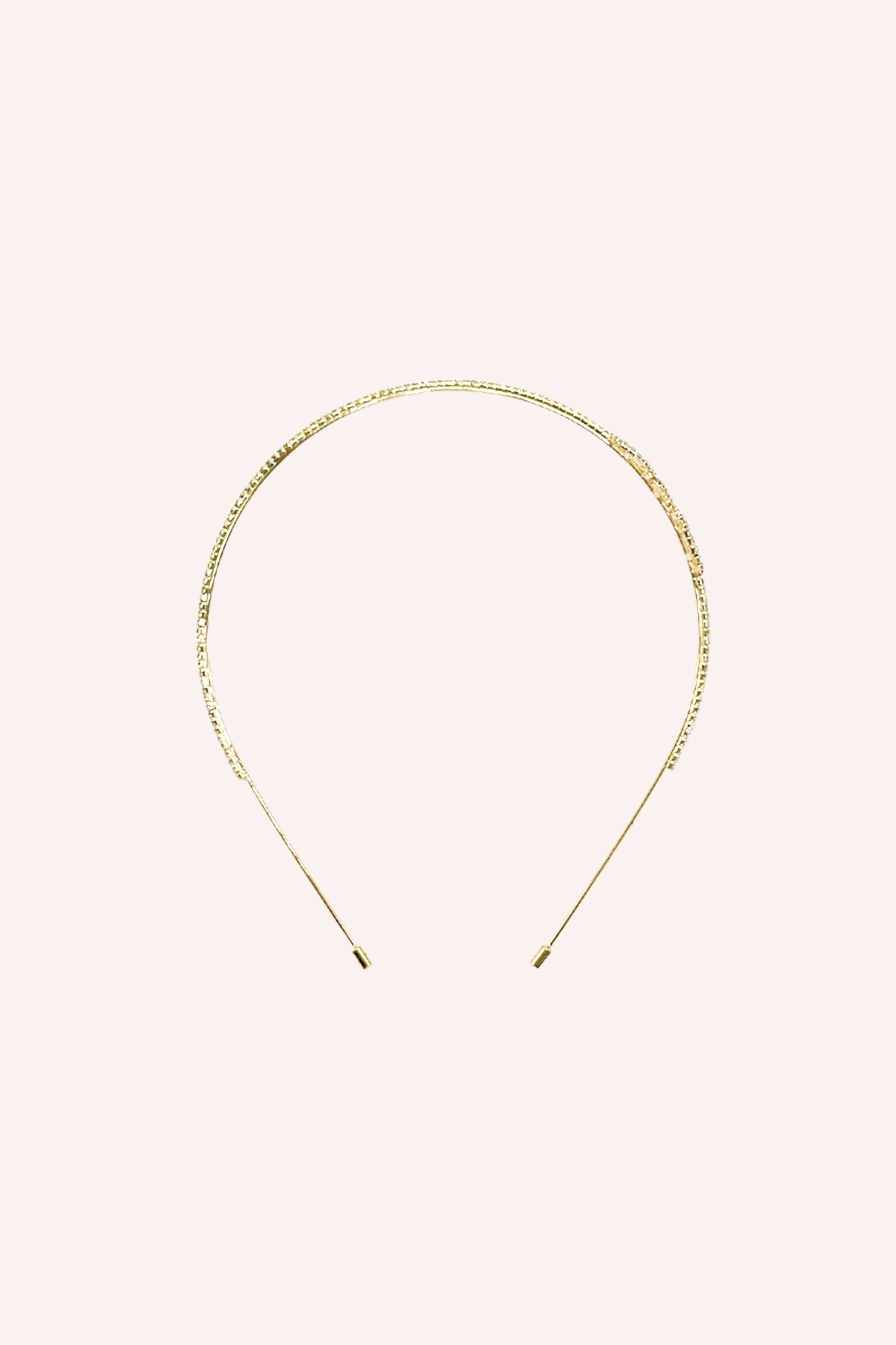 Anna Sui Gold Rose Cutout Flower Headband