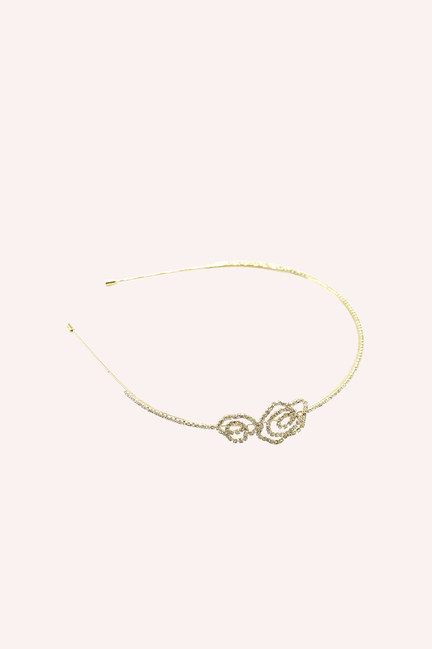 Anna Sui Gold Rose Cutout Flower Headband