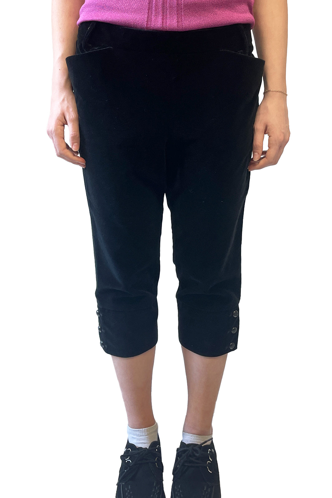Anna Sui Vintage Anna Sui Fall 1994 Velvet Capris