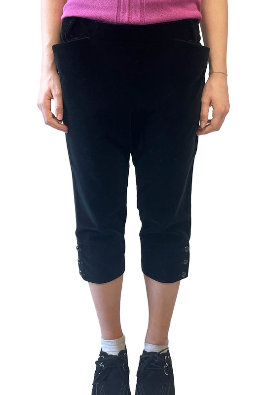 Anna Sui Vintage Anna Sui Fall 1994 Velvet Capris