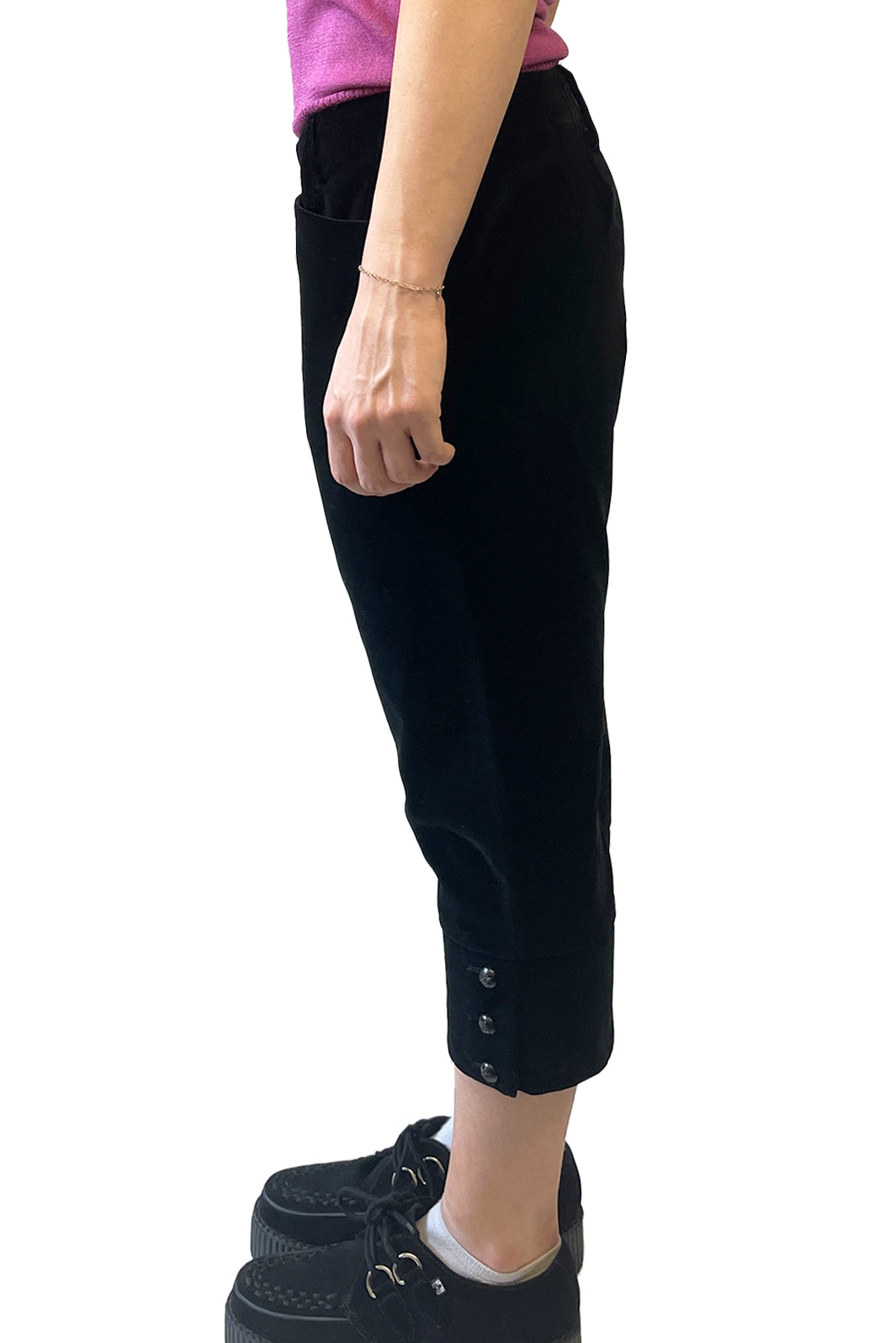 Anna Sui Vintage Anna Sui Fall 1994 Velvet Capris